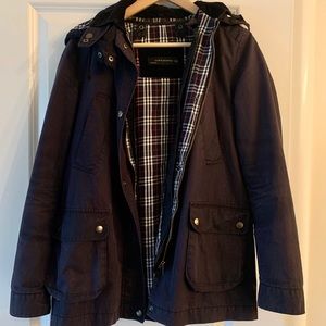 Barbour Navy Look a Like Field Coat